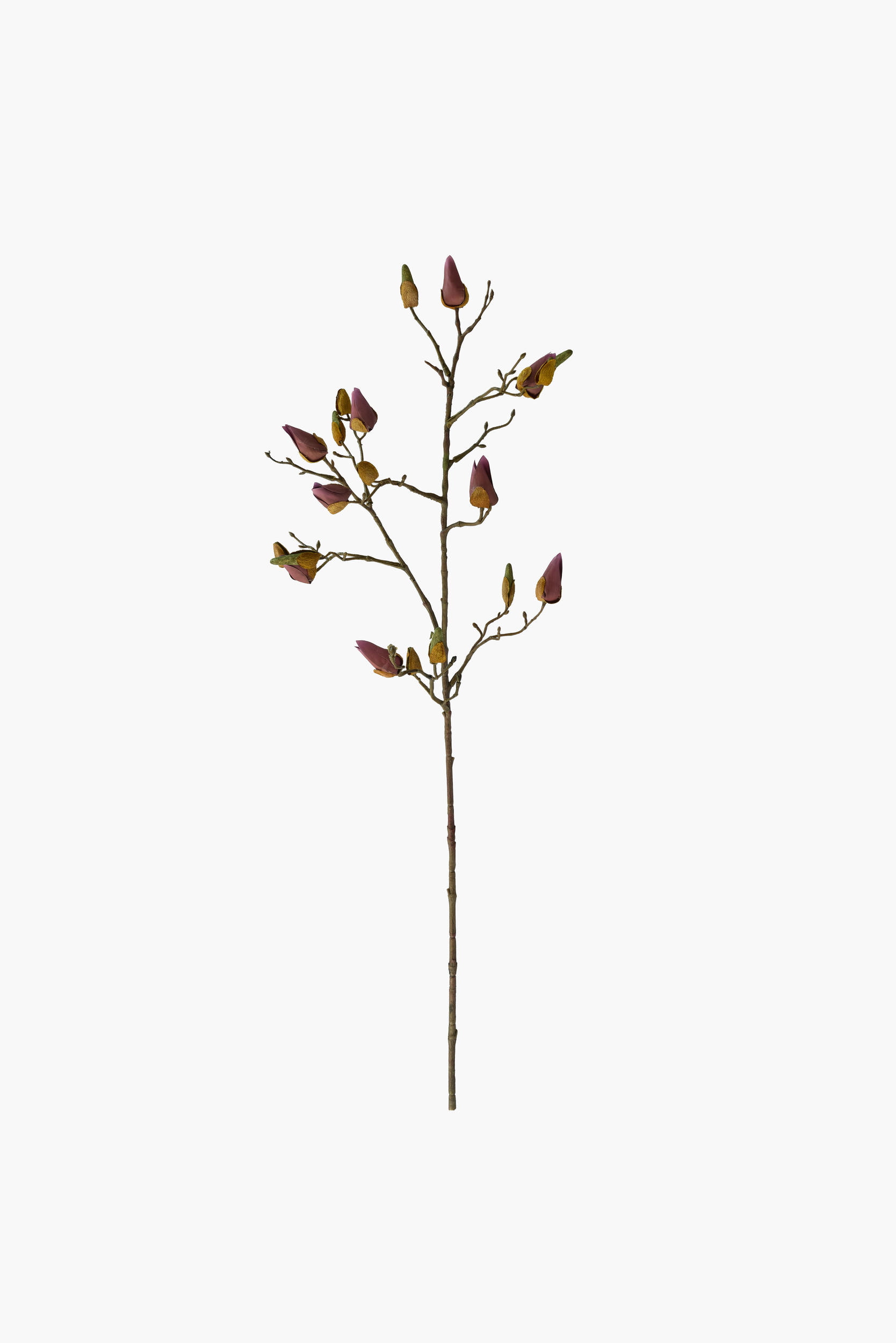 Medium Branch Magnolia Buds - Purple (Real Touch)
