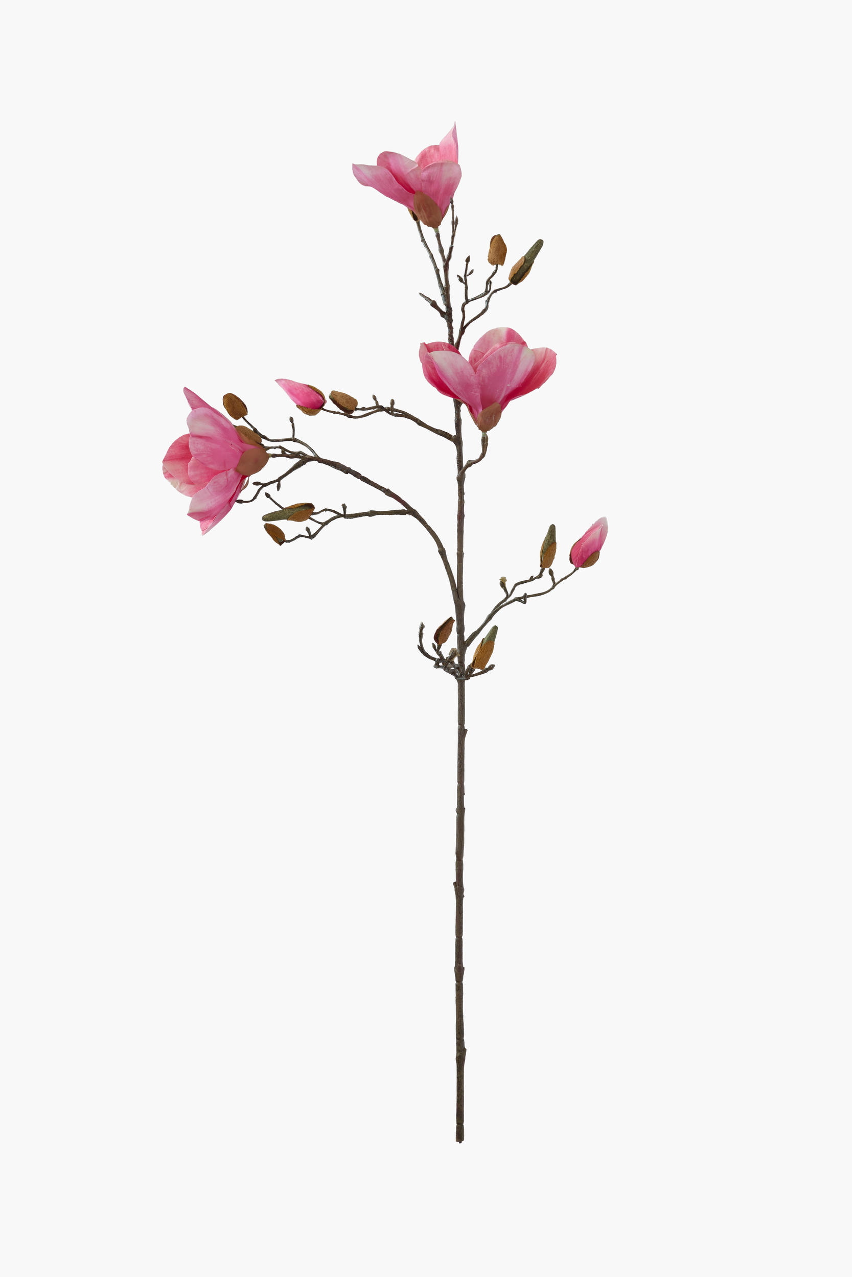 90cm Medium Branch Yulan Magnolia (Real Touch) - FuchiaPink
